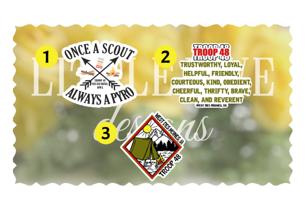 Troop 48 - Sticker(s)